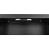 Commercial Storage Cabinet with wheels Black 800x420x1820mm |  DL10