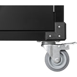 Commercial Storage Cabinet With Wheels Black 800x420x1820mm |  Dl18 X