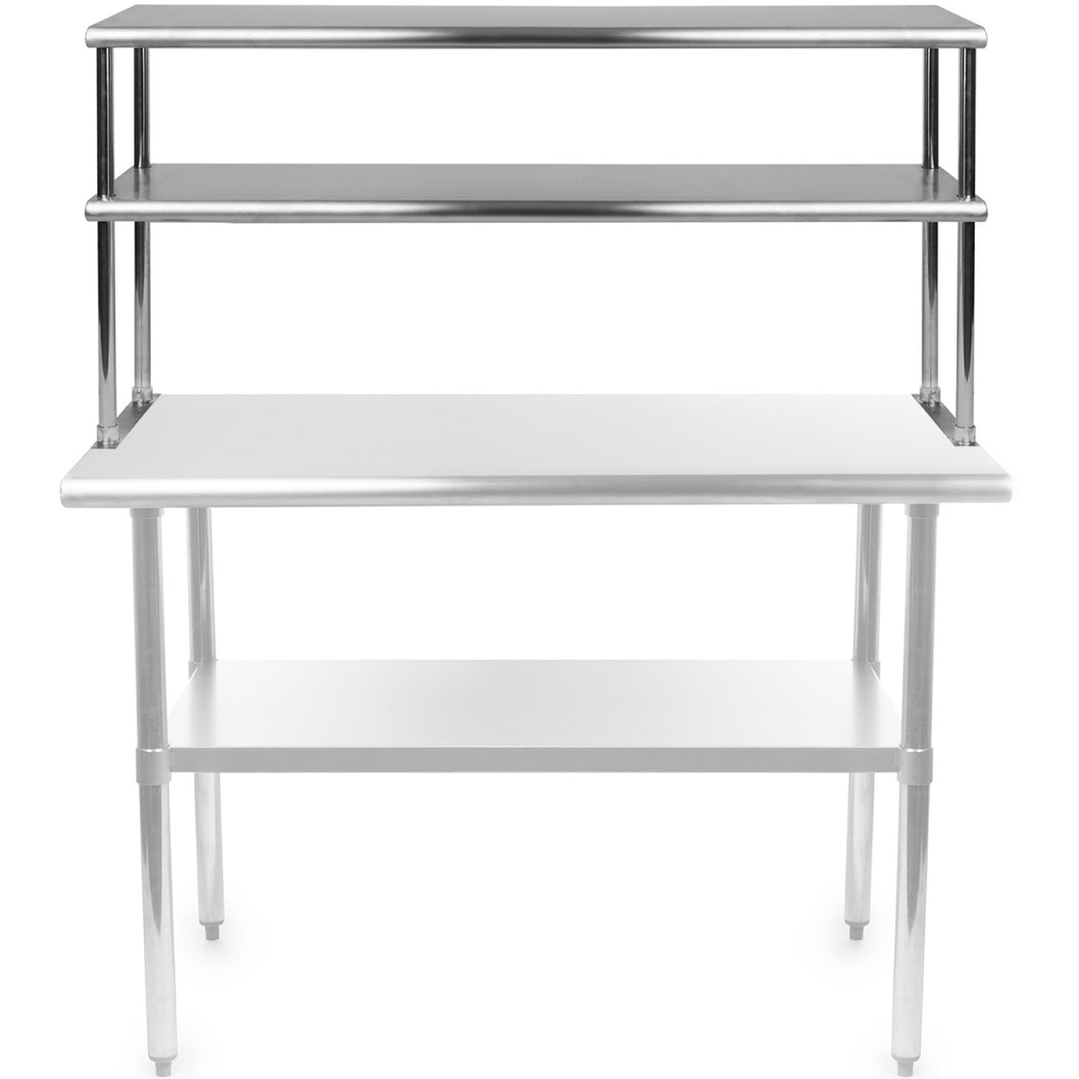 Double Tier Overshelf Stainless Steel 1800x300x800mm |  Dos300 X1800