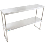 Double Tier Overshelf Stainless Steel 1200x300x800mm |  Dos300 X1200