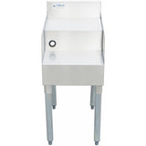 Commercial Double Step Blender Station With Backsplash Stainless Steel 460x580x760mm | Dsbs2318