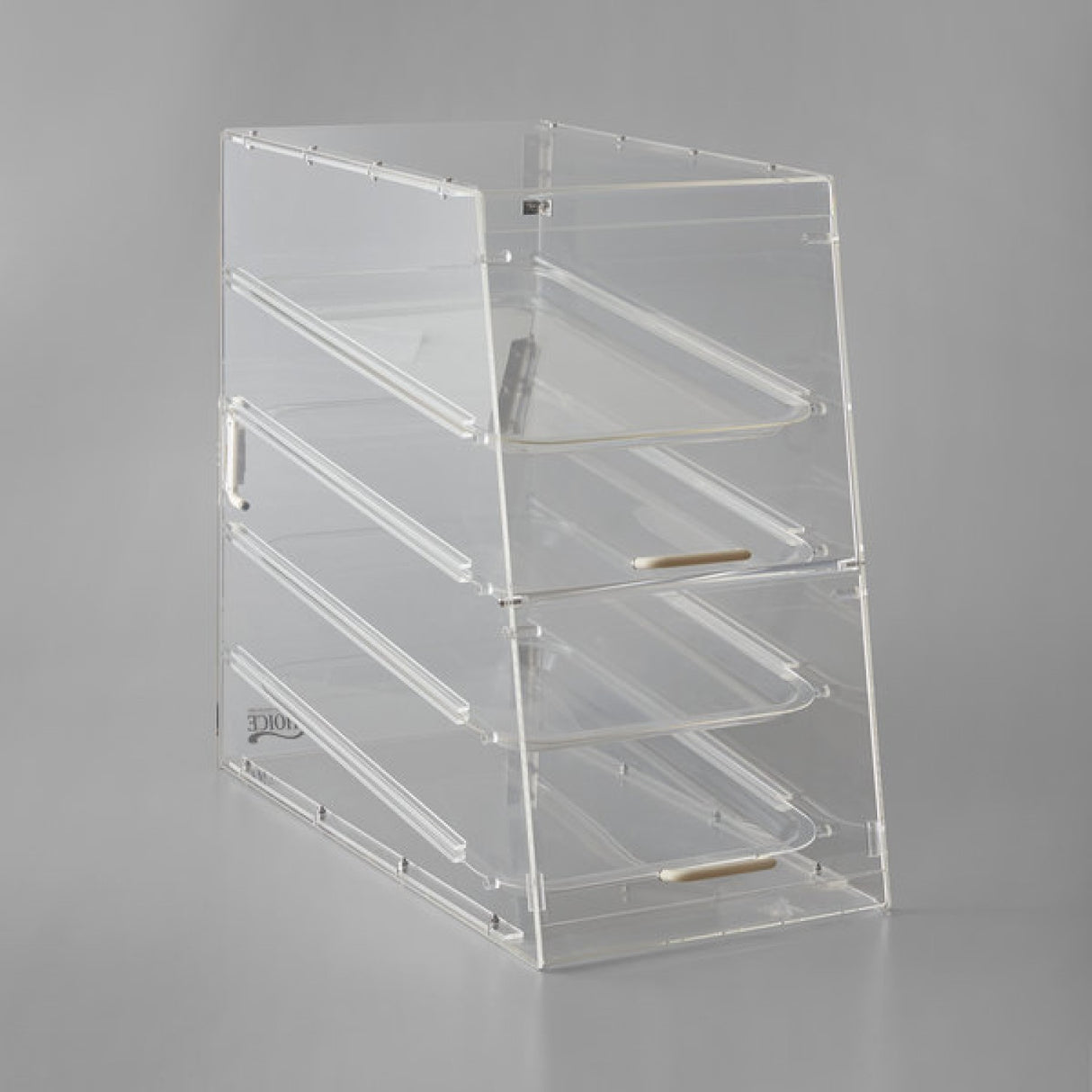 4 Tier Acrylic Bakery Display Case with Front and Rear Doors |  DETDTBC10904