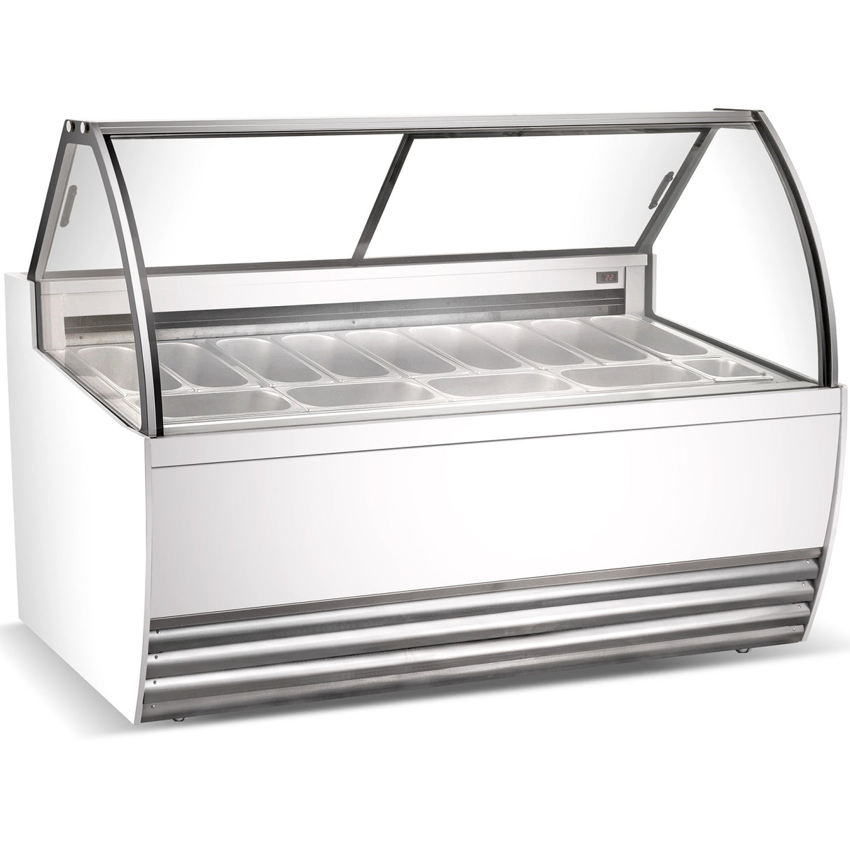 Professional Gelato &Amp; Ice Cream Serving Display Counter 13 Tubs | Dw13 R