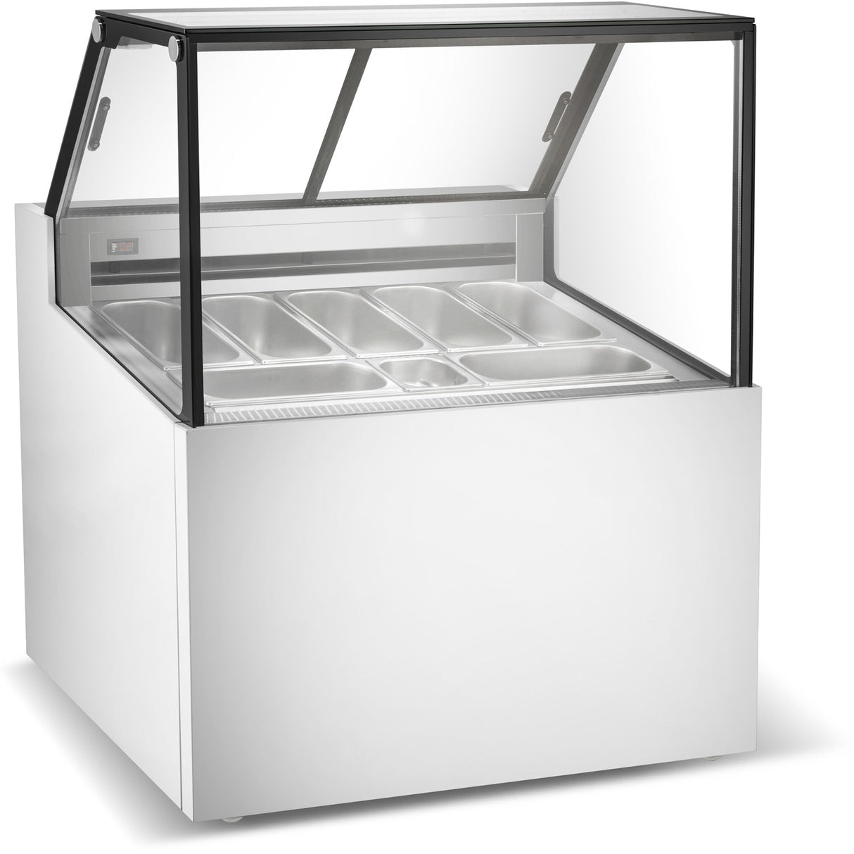 Professional Gelato &Amp; Ice Cream Serving Display Counter 7 Tubs Straight Front | Dw7