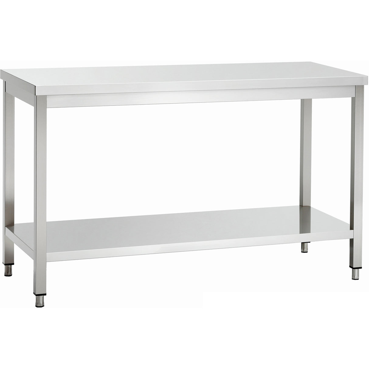Professional Work Table Stainless Steel Bottom Shelf 600x600x850mm |  Vt66 Sl