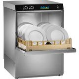 Commercial Dishwasher Premium 500mm Basket 20 Baskets/Hour Built In Water Softener Break Tank Drain Pump Detergent Dosing Pump |  Adx50 Bws
