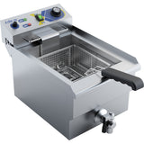 Commercial Fryer Single Electric 10 Litre 3k W Countertop | Ef101 V