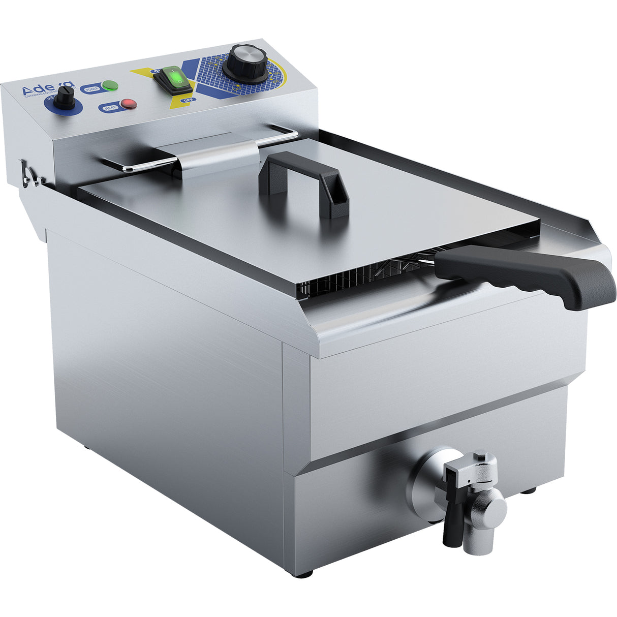 Commercial Fryer Single Electric 10 Litre 3k W Countertop | Ef101 V