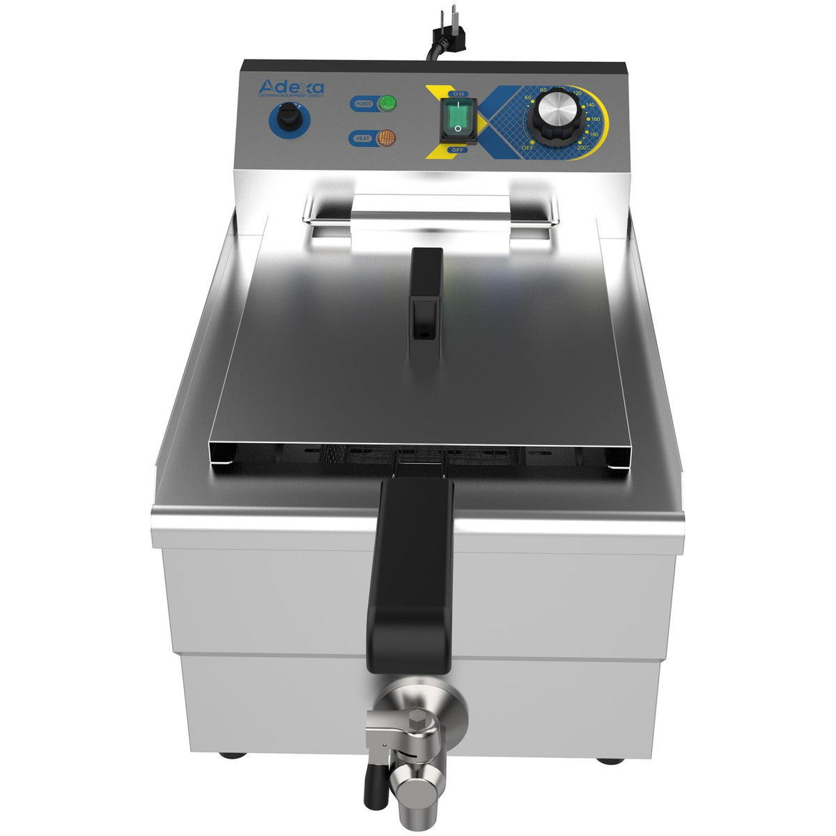 Commercial Electric Deep Fryer Countertop Single Tank 310×507×350mm | Ef131 V