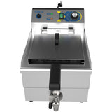 Commercial Electric Deep Fryer Countertop Single Tank 310×507×350mm | Ef131 V