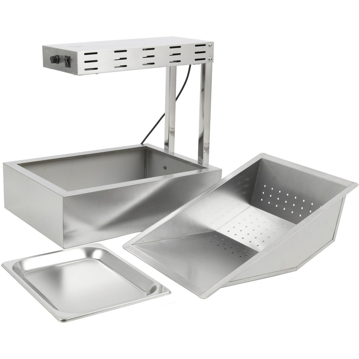 Commercial Food Warmer &Amp; Chip Scuttle|  Effs01 B