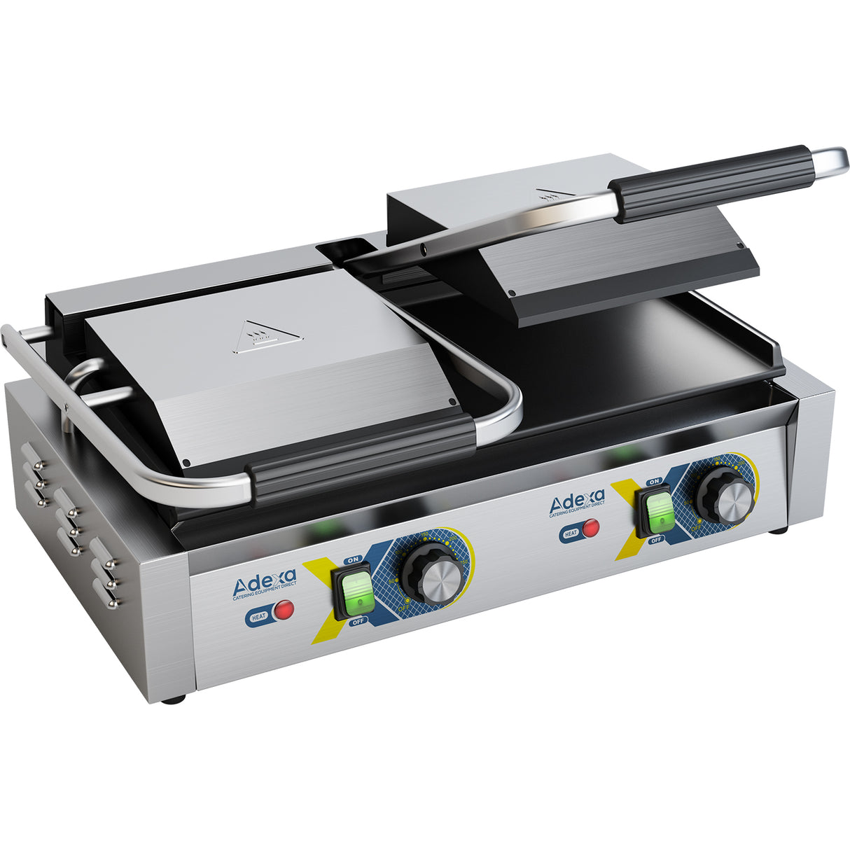 Heavy Duty Panini Contact Grill Double Smooth |  Egd20 A