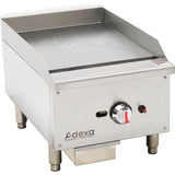 Premium Commercial Gas Griddle Smooth Plate 1 Burner 7.5k W Countertop |  Egg16 S