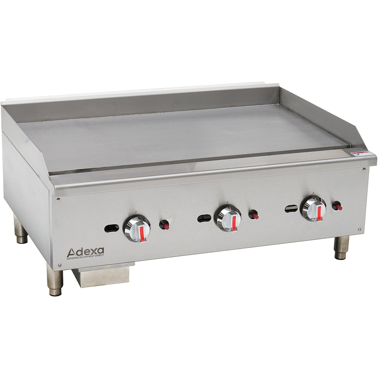 Premium Commercial Gas Griddle Smooth plate 3 burners 22.5kW Countertop |  EGG36S