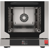 Professional Combi Oven Electric 4 Trays 429x345mm Touch Controls Direct Steam Tilt Door | Tecnoeka Ekf423 Ntud