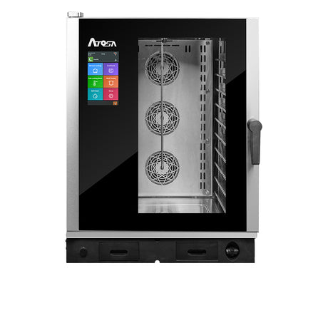 Atosa Electric Combi Oven for Bakery Use: 10 x 400×600 trays or 10 x GN2/1