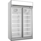 Commercial Display freezer 1006 litres Double hinged doors Top mount |  FF444TOP