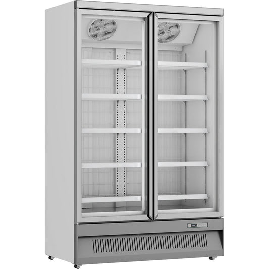 B GRADE Commercial Display freezer 1006 litres Double hinged doors Bottom mount |  FF555BOT B GRADE