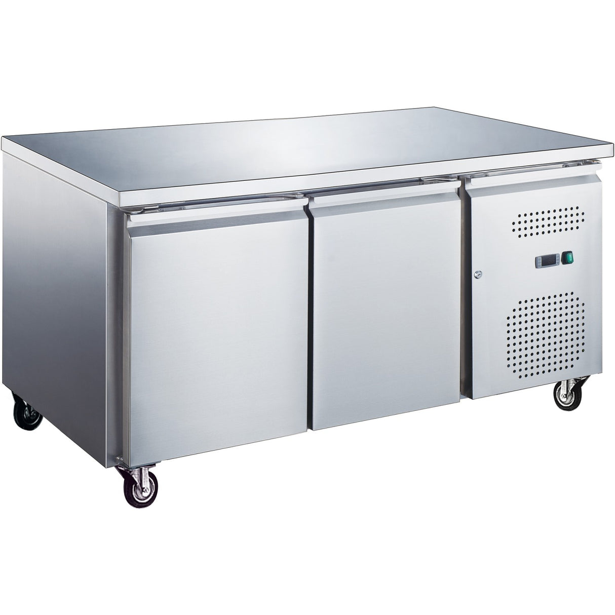 Commercial Freezer Counter Ventilated 2 Doors Depth 700mm |  Fg21 V