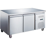 Commercial Freezer Counter Ventilated 2 Doors Depth 700mm |  Fg21 V