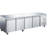 Commercial Freezer Counter Ventilated 4 Doors Depth 700mm |  Fg41 V