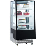 Display Merchandiser Fridge 350 litres 3 shelves Black & Stainless steel |  FT300L