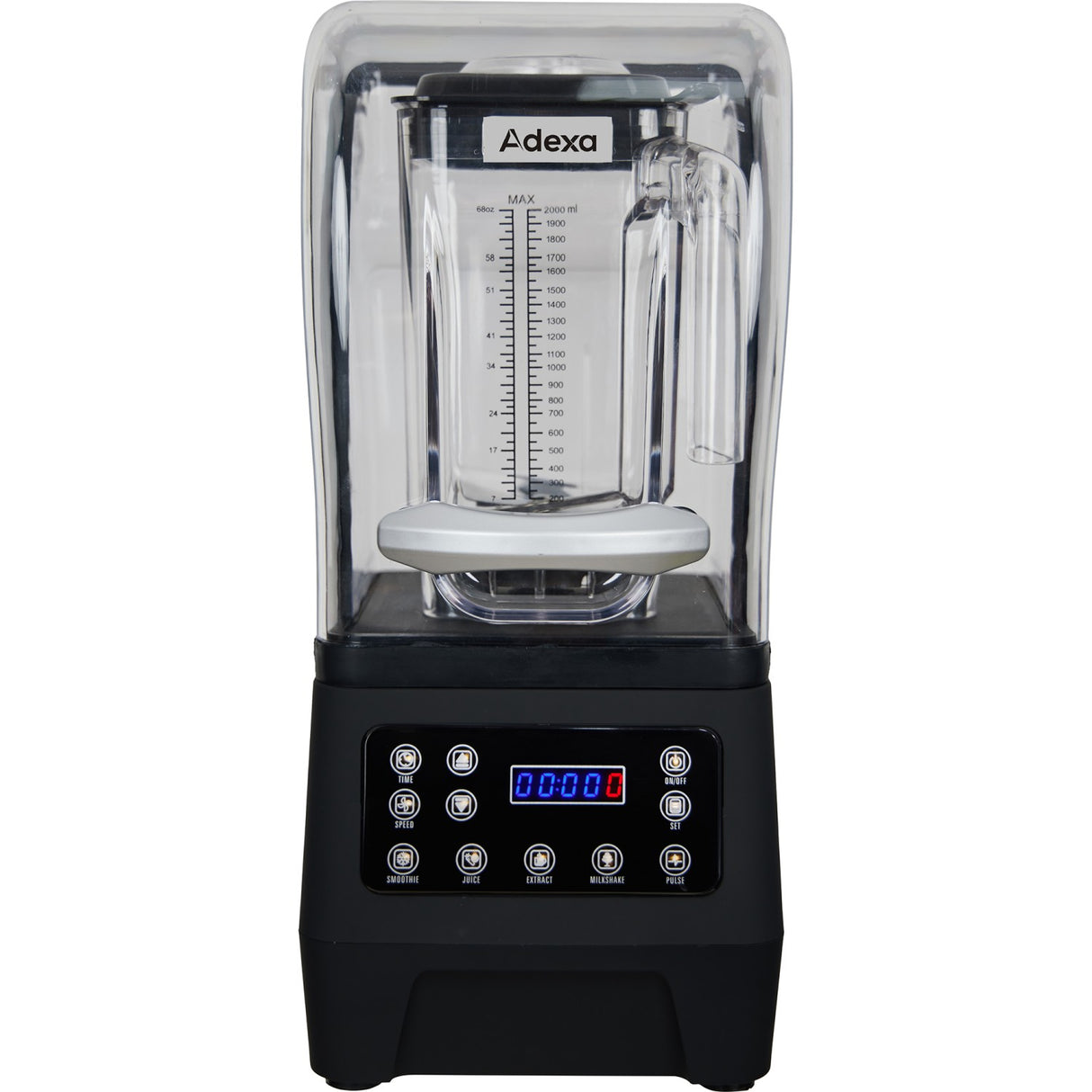 Commercial Blender With Sound Cover 1800 W 2.0 L Jar 28000rpm 250x220x500mm | Ft901 D