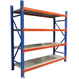 Long Span Warehouse Racking 1500x500x2000mm 4 Shelves |  Fuji408