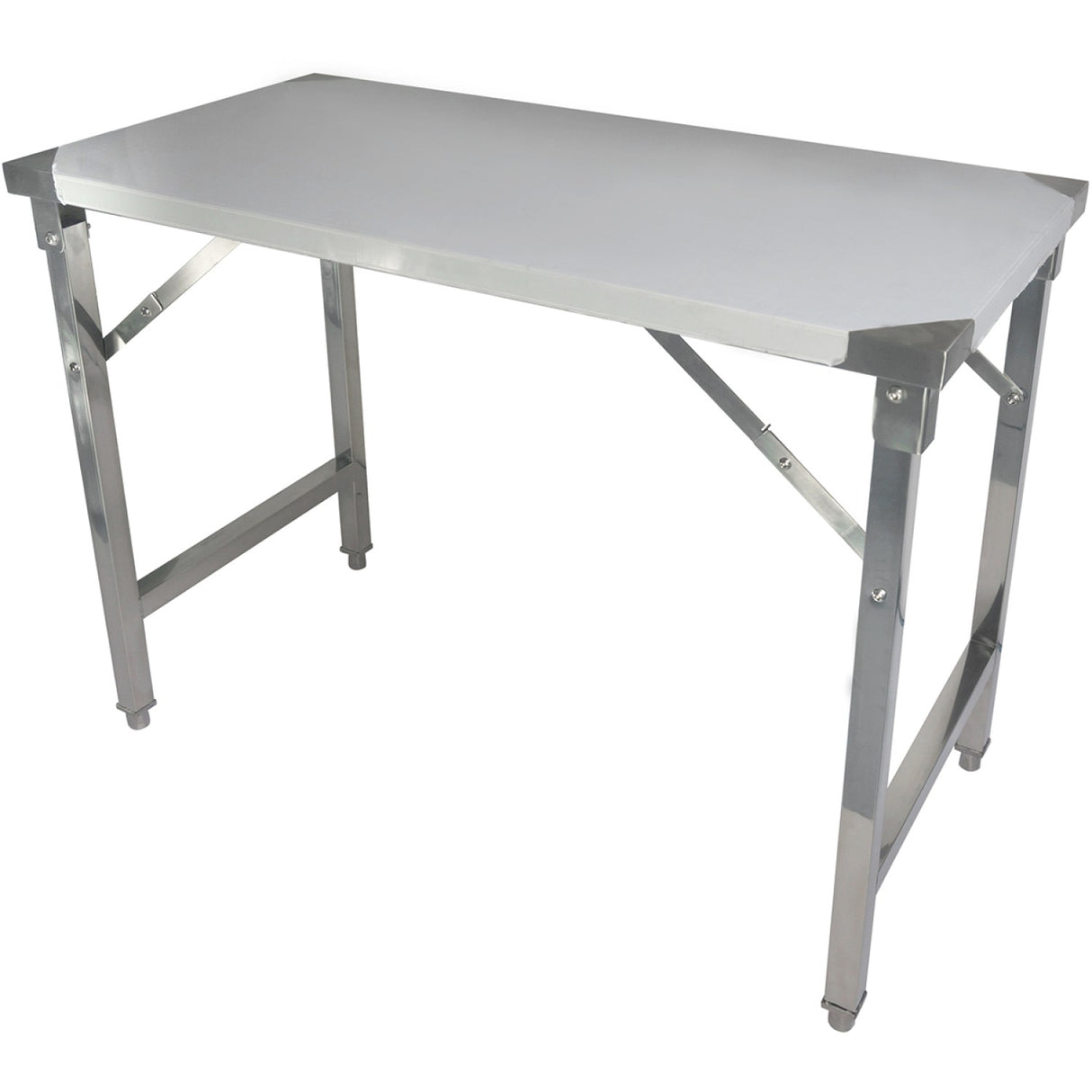 Folding Stainless Steel Work Table 1200x600x850mm |  Fw4187660