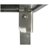 Folding Stainless Steel Work Table 1200x600x850mm |  Fw4187660