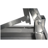Folding Stainless Steel Work Table 1200x600x850mm |  Fw4187660