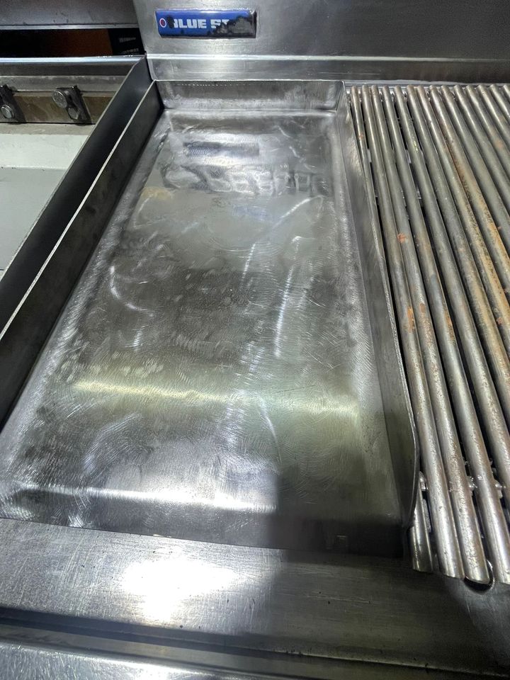 Flat Top for Blue Seal Grill 8mm Thick Stainless Steel Made in UK