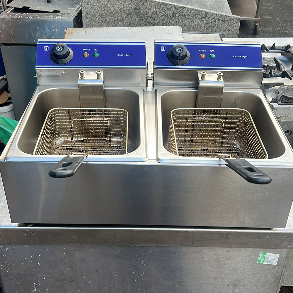 Table Top Electric Fryer 10L+10L Capacity - Refurbished