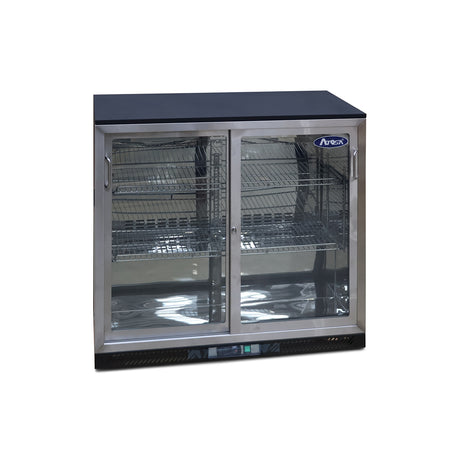 Atosa Sliding Double Door Undercounter Bottle Cooler