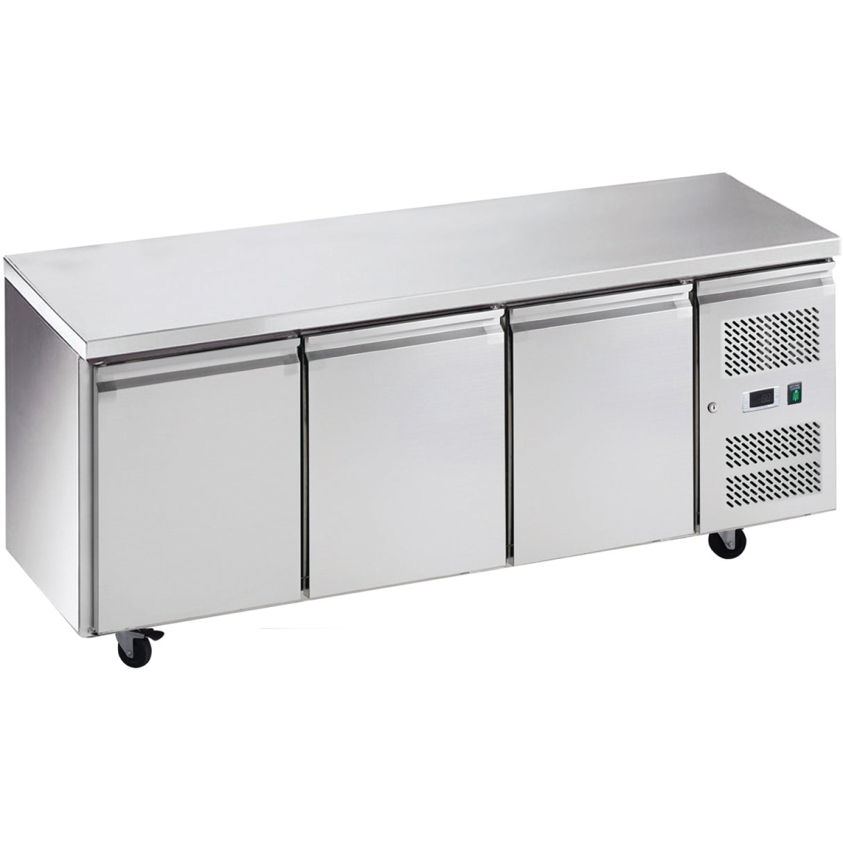 Commercial Freezer counter Ventilated 3 doors Depth 700mm |  THP3100BT