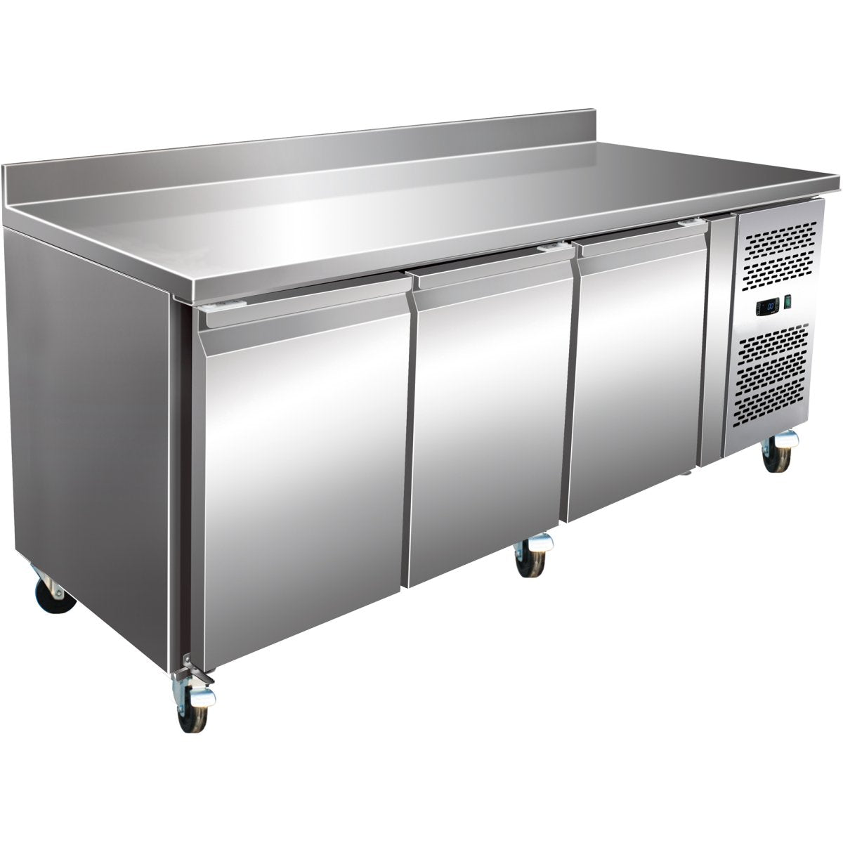 Commercial Refrigerated Counter Upstand 3 doors Depth 700mm |  THP3200TN