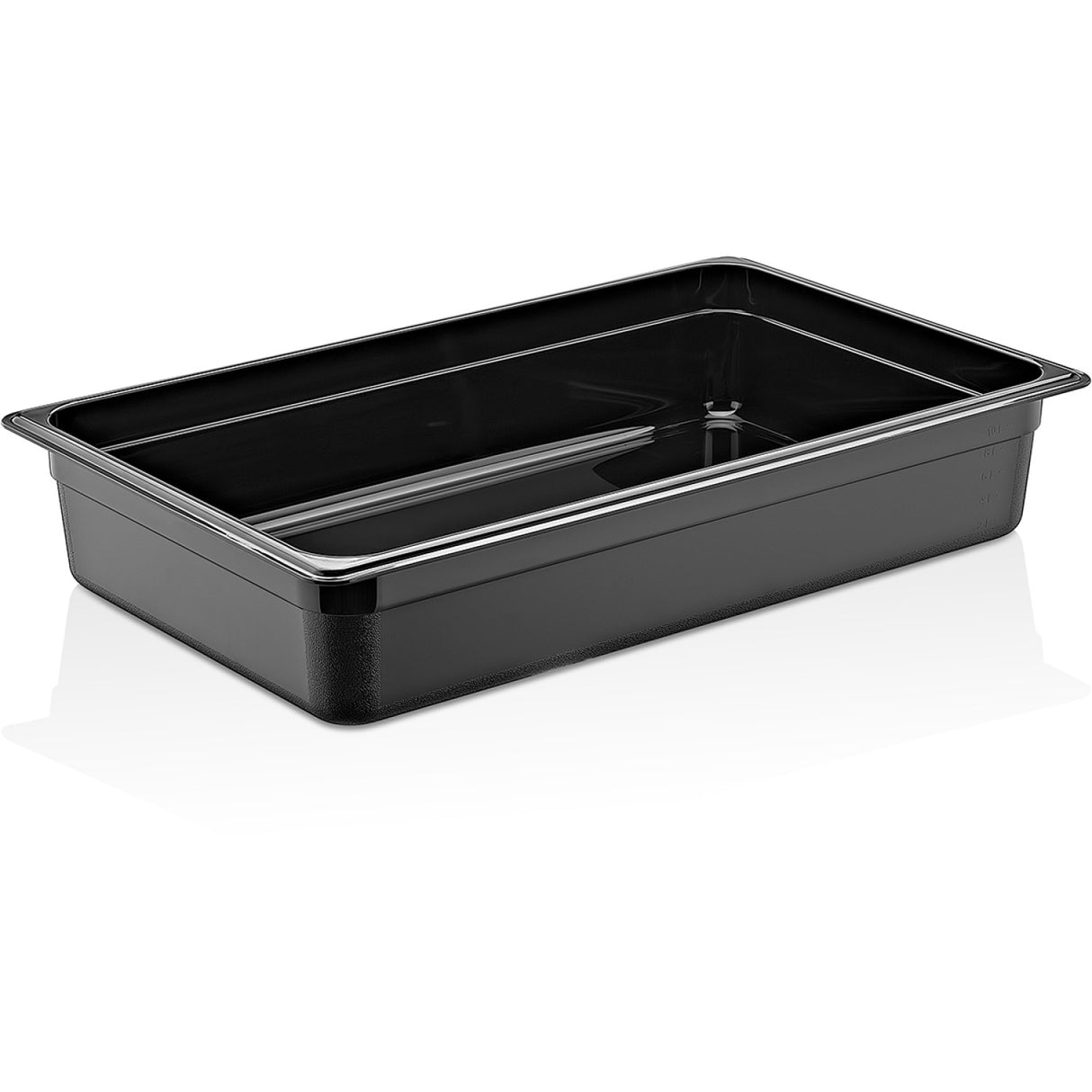 Polypropylene Gastronorm Pan GN1/1 Depth 100mm Black |  GNPP11100B