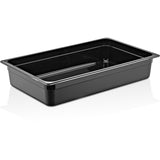 Polypropylene Gastronorm Pan GN1/1 Depth 100mm Black |  GNPP11100B