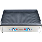 Professional Grill Electric 2 zones 4.6kW Ribbed Cast iron top |  GP7050EW