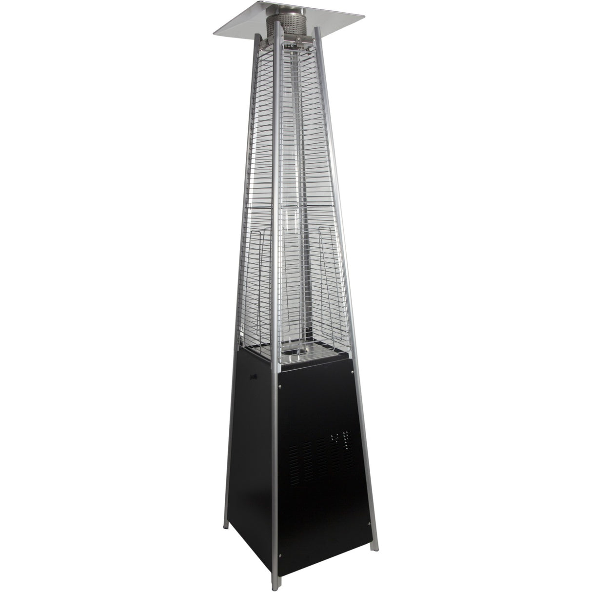 Glass Tube Pyramid Patio Heater Gas Black | Gpt26