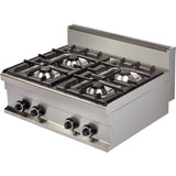 Gas Boiling Top 4 Burners 24.0k W | Hotmax 700 Gr721 S