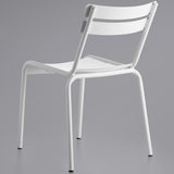 Bistro Side Chair Aluminium Indoors &Amp; Outdoors White |  Gs60859 W