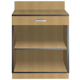 Natural Color Waitress Station With Drawer And Adjustable Shelf 915x610x915mm |  Gsws003 N