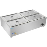 Commercial Xl Bain Marie With Drain Tap 4x Gn1/1 1100x700x280mm | Hb4 Xl
