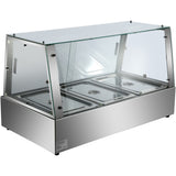 Display Bain Marie Countertop 6xGN1/2 150mm |  HBM211