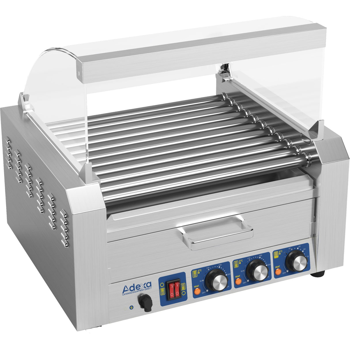 Commercial Hot dog Roller grill 11 rollers |  HDRA11