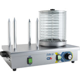 Commercial Hot Dog Warmer 4 Bun Spikes |  Hdw4