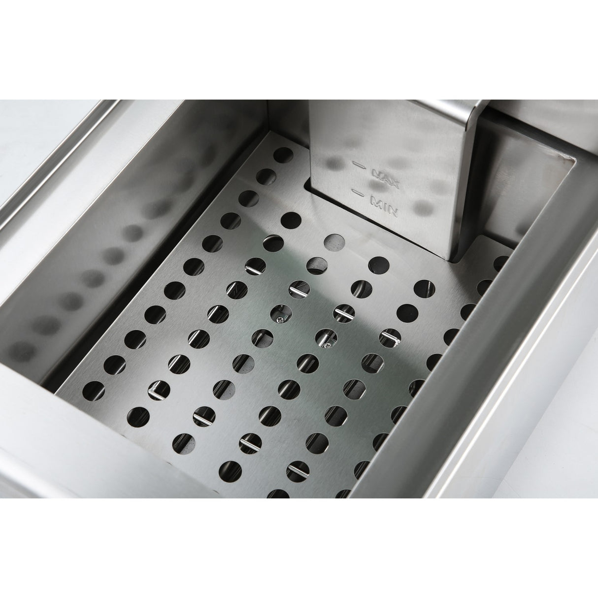 Commercial Fryer Double Electric 2x10 Litre 6k W Countertop Drainage Tap | Hef102 V