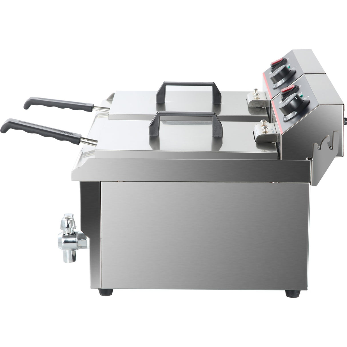Commercial Fryer Double Electric 2x13 Litre 6k W Countertop | Hef132 V