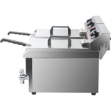 Commercial Fryer Double Electric 2x13 Litre 6k W Countertop | Hef132 V